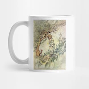 Bridget and Gnome by Charles Robinson Mug